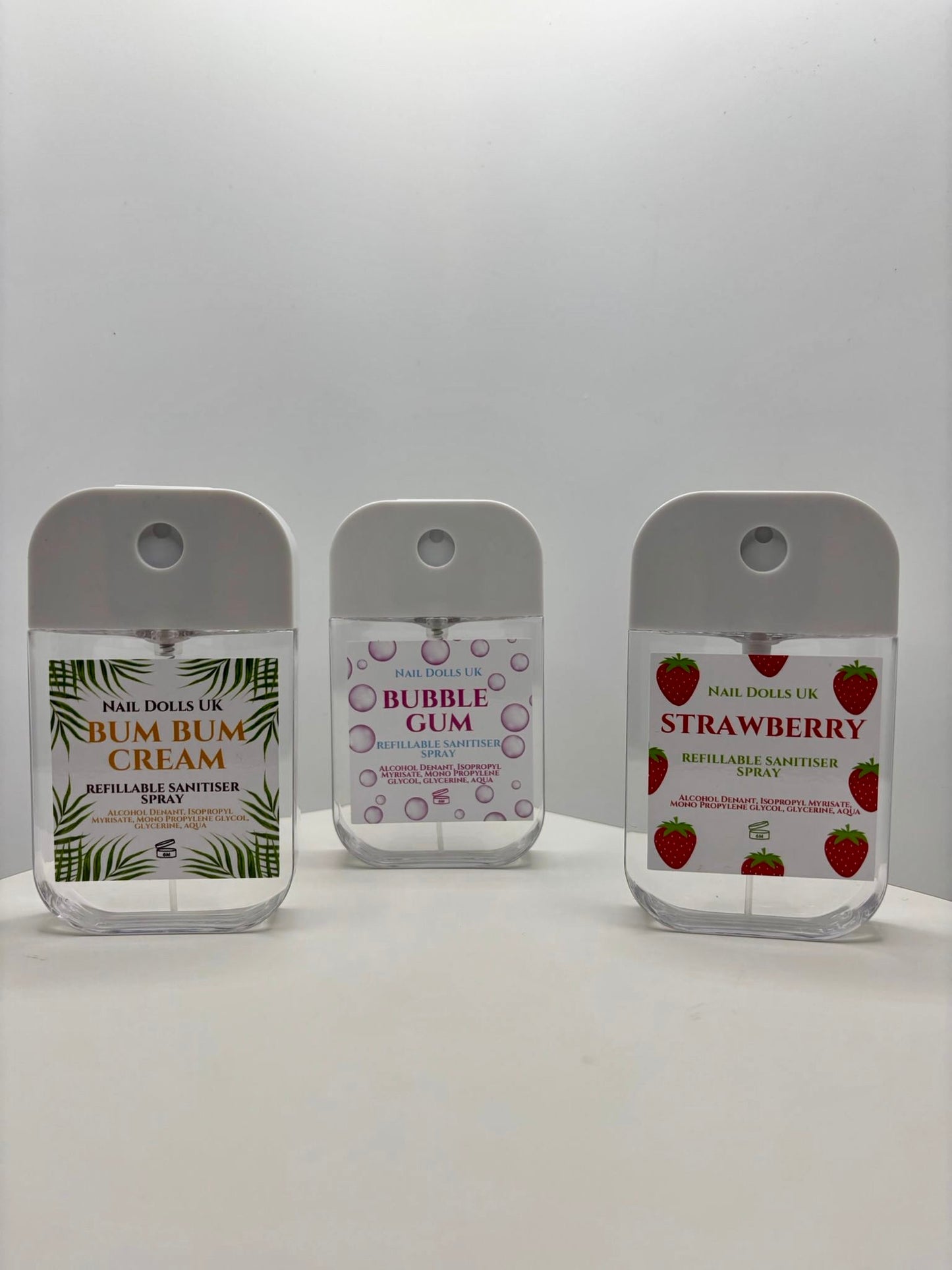 45ml Refillable Sanitising Mist Sprays