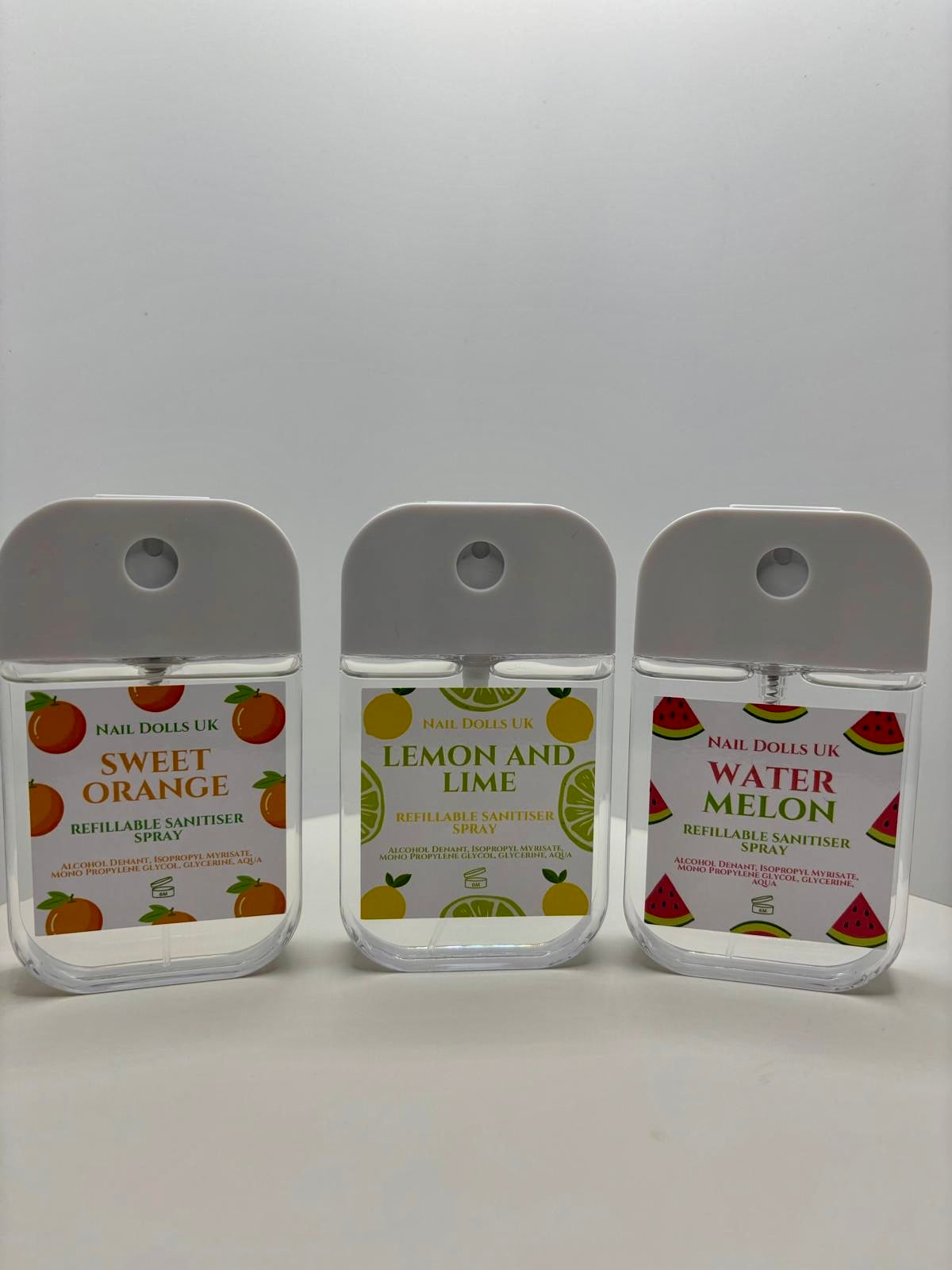 45ml Refillable Sanitising Mist Sprays