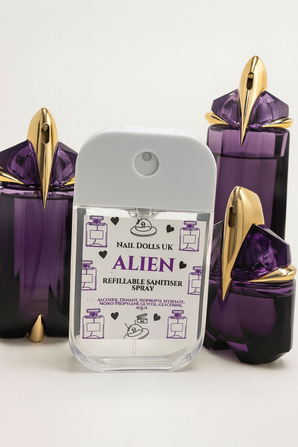 45ml Refillable Sanitising Mist Sprays