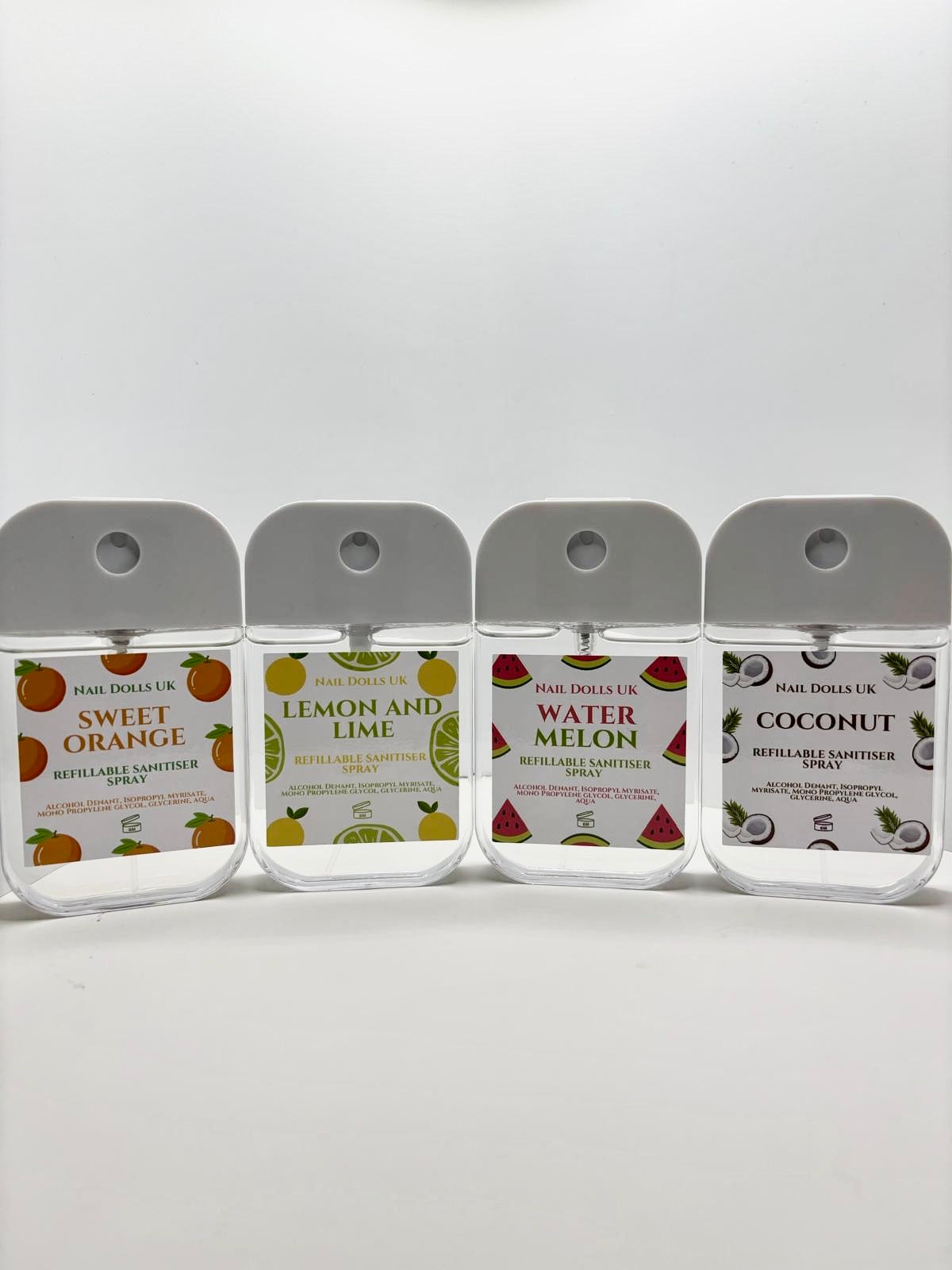 45ml Refillable Sanitising Mist Sprays