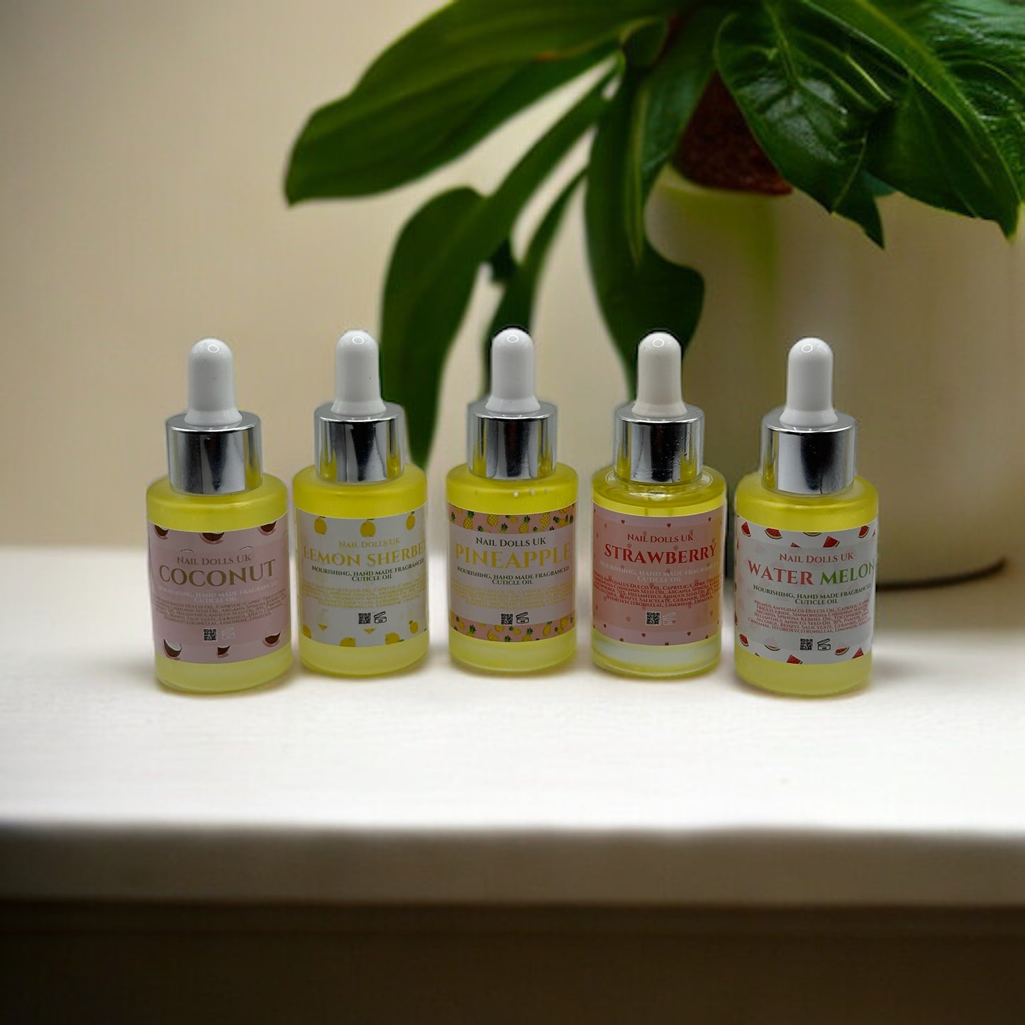 Nail Dolls UK - Cuticle Oil Droplet Bottles 30ml - ALL SCENTS