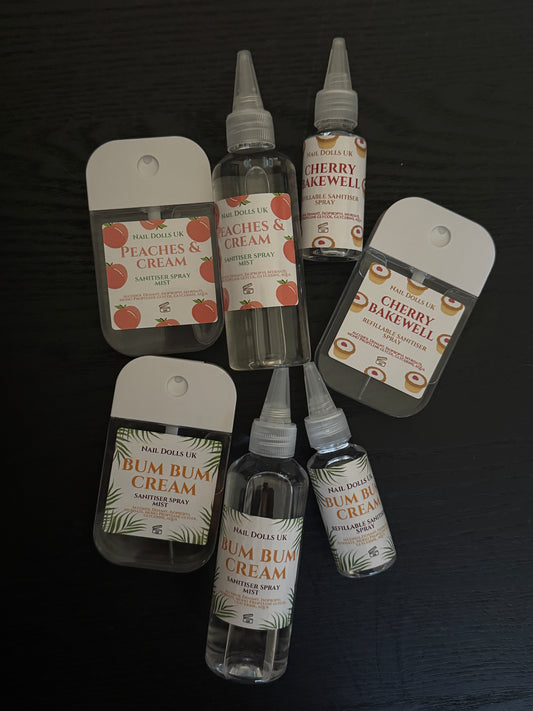 Sanitising Mist Spray Refillable Bottles