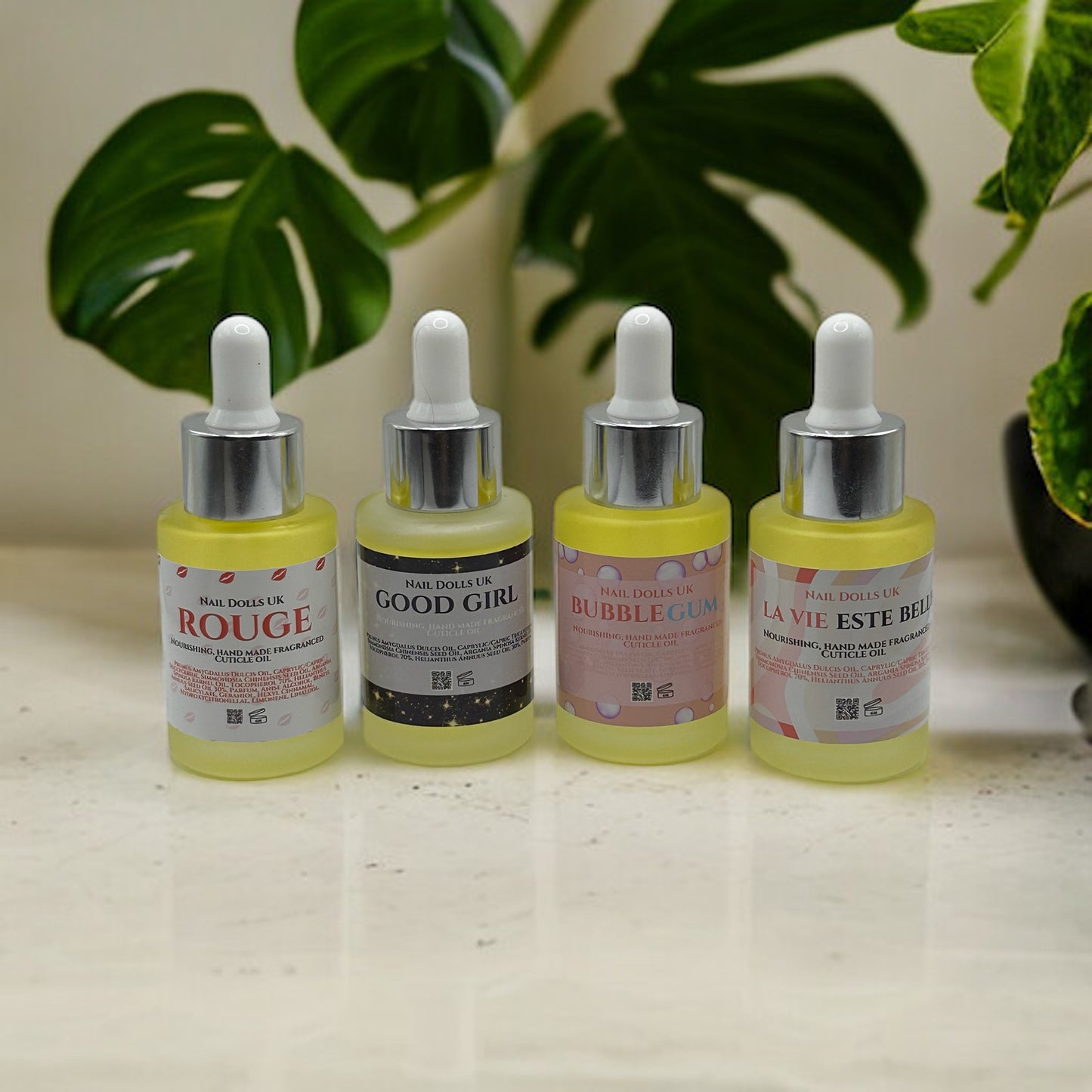 Nail Dolls UK - Cuticle Oil Droplet Bottles 30ml - ALL SCENTS