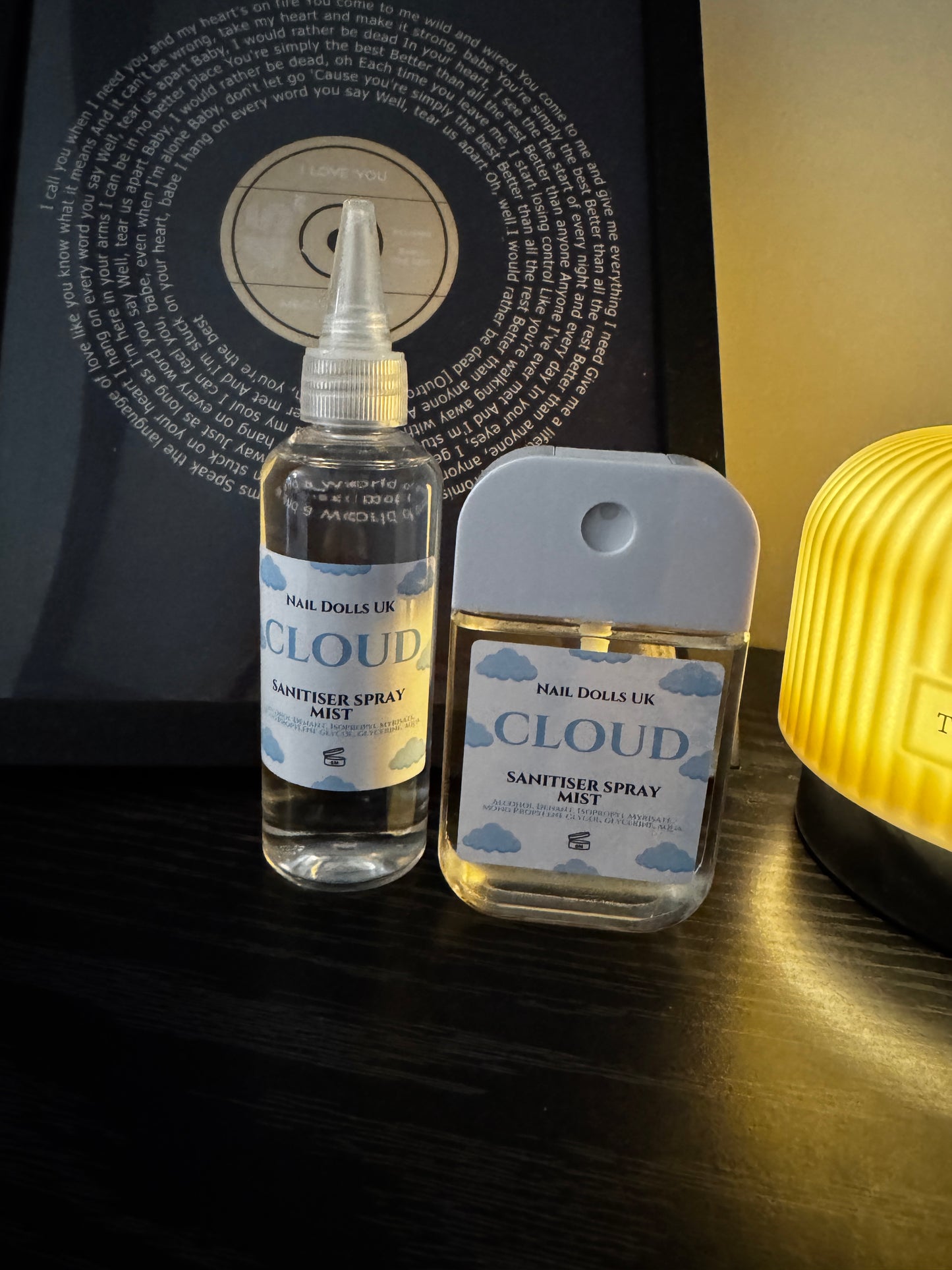 Sanitising Mist Spray Refillable Bottles