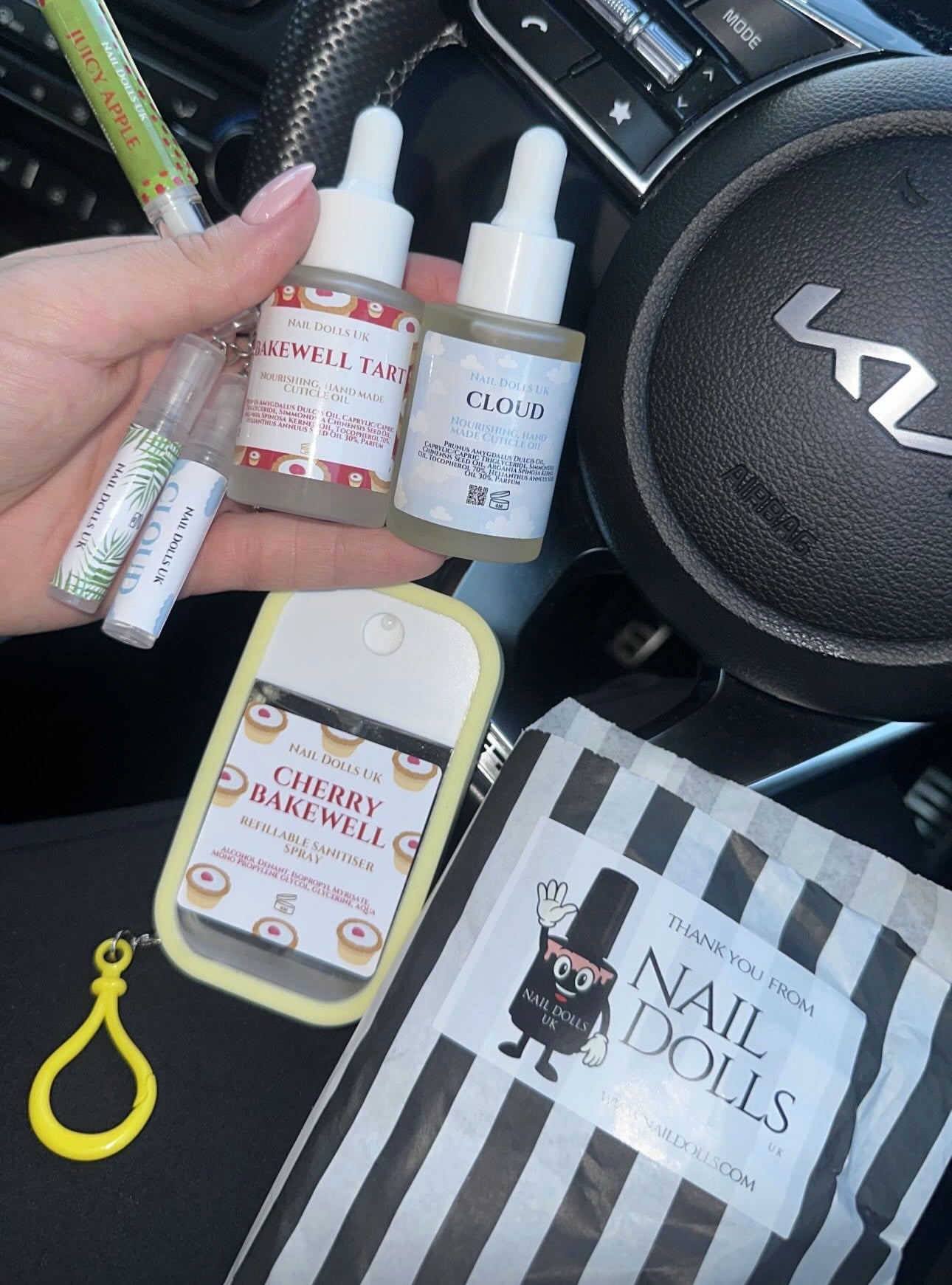 5ml Sanitiser Keychains