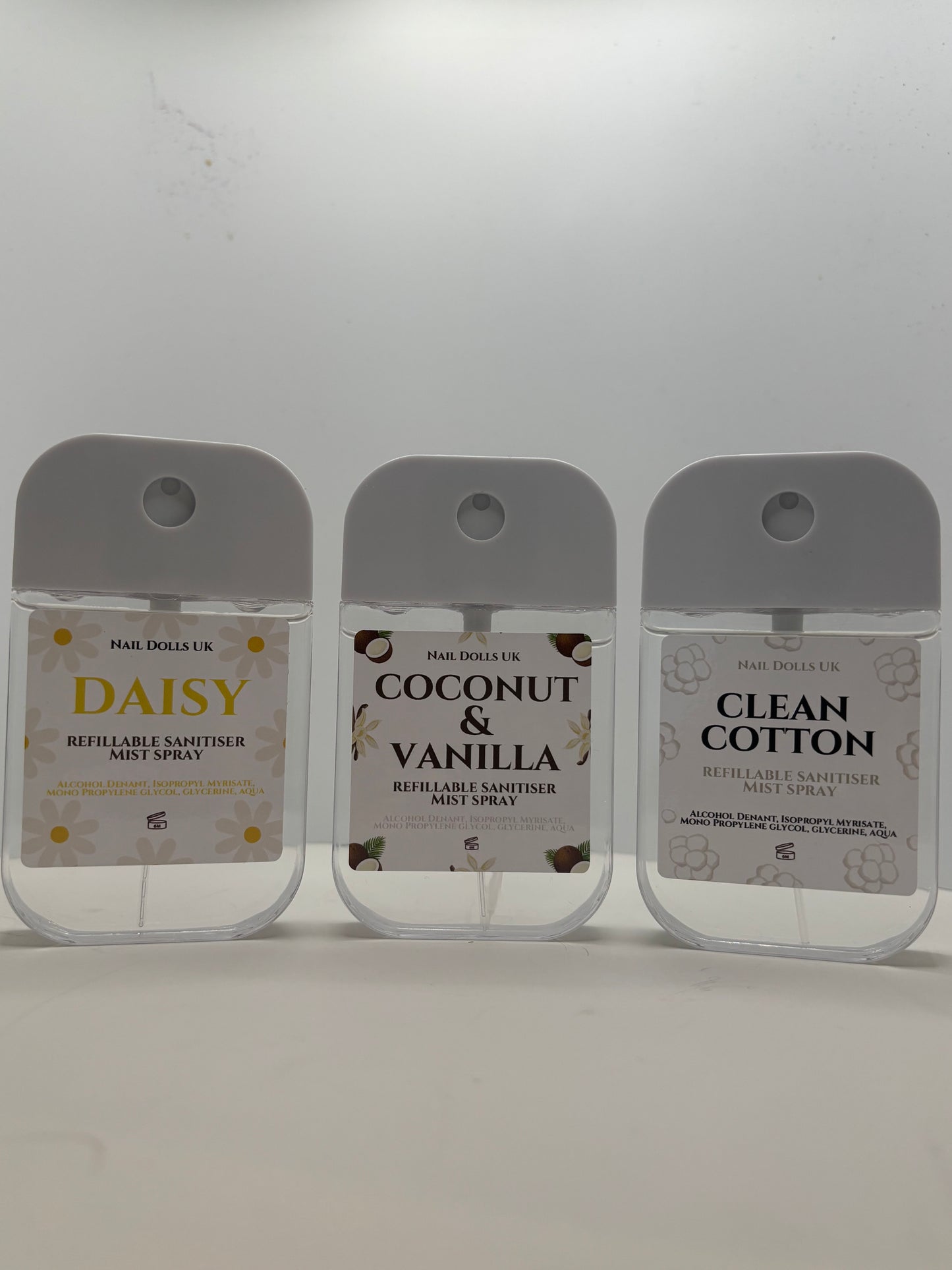 45ml Refillable Sanitising Mist Sprays -SPRING COLLECTION