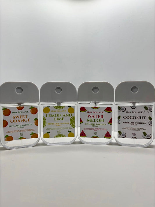 45ml Refillable Sanitising Mist Sprays